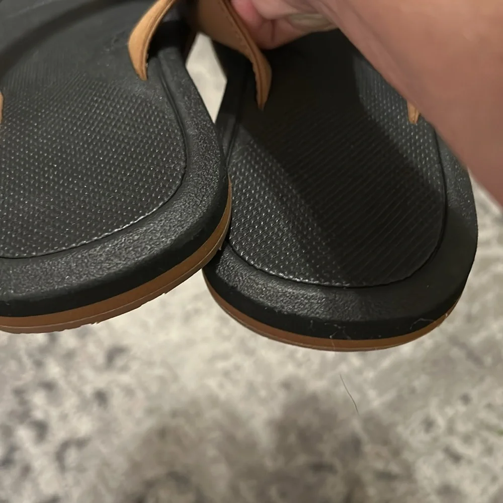 VANS MENS 10 NEXPA SYNTHETIC BROWN OFF THE WALL SUMMER FLIP FLOPS - Picture 7 of 9